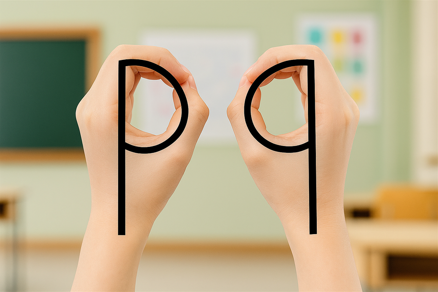 Confusion des lettres miroirs b, d, p, q : Exercices et solutions