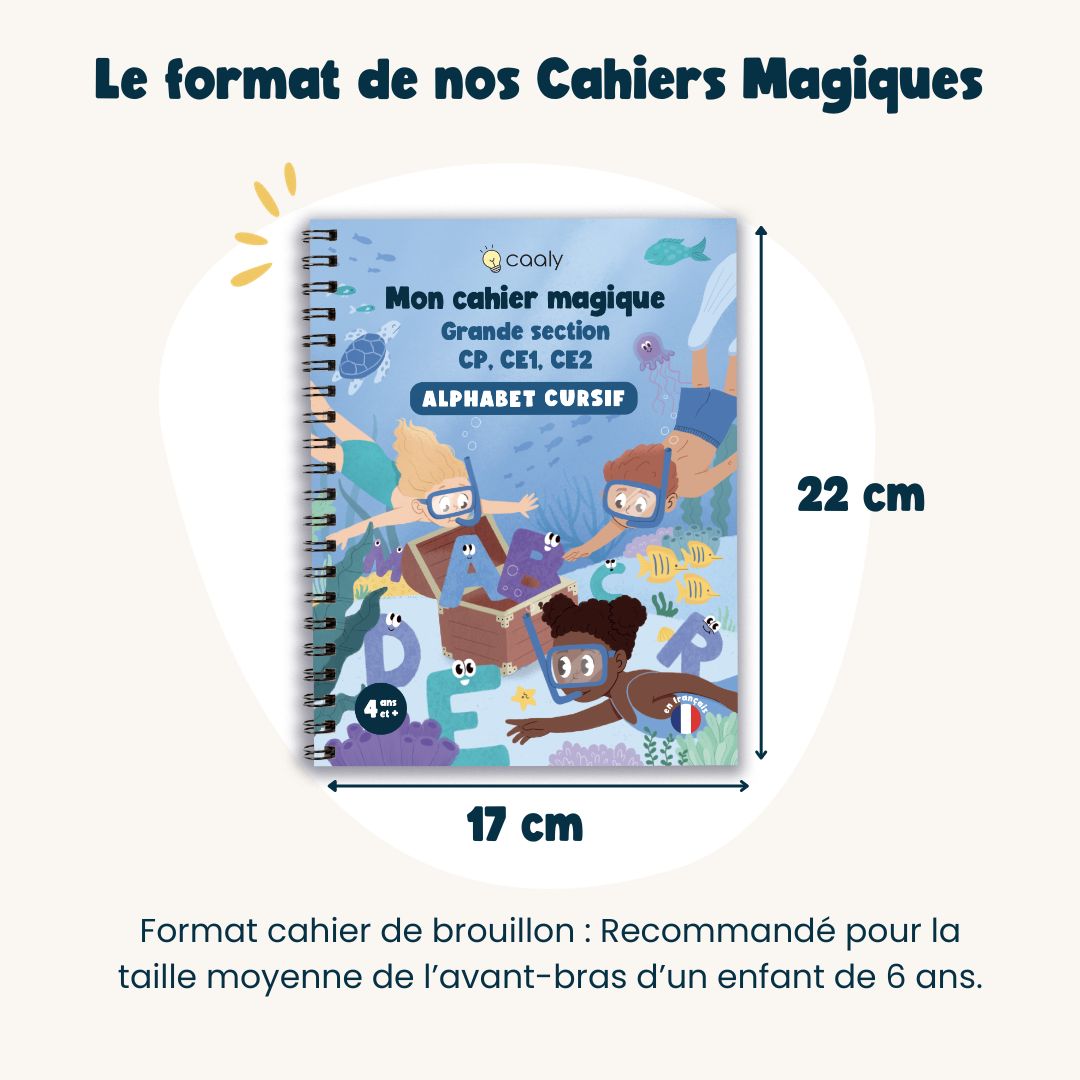 Caaly®   | Cahiers Magiques Cursifs (Pack Génie)