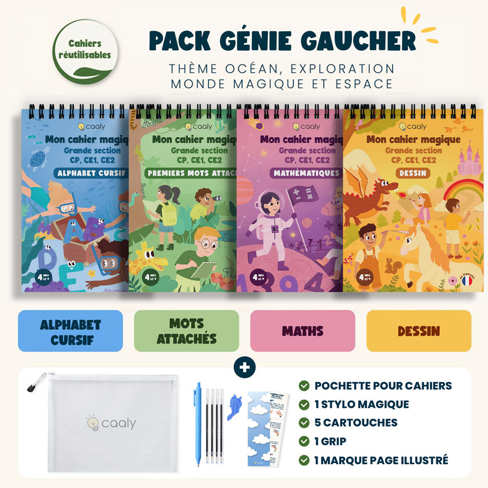 Caaly®   | Cahiers Magiques Cursifs.