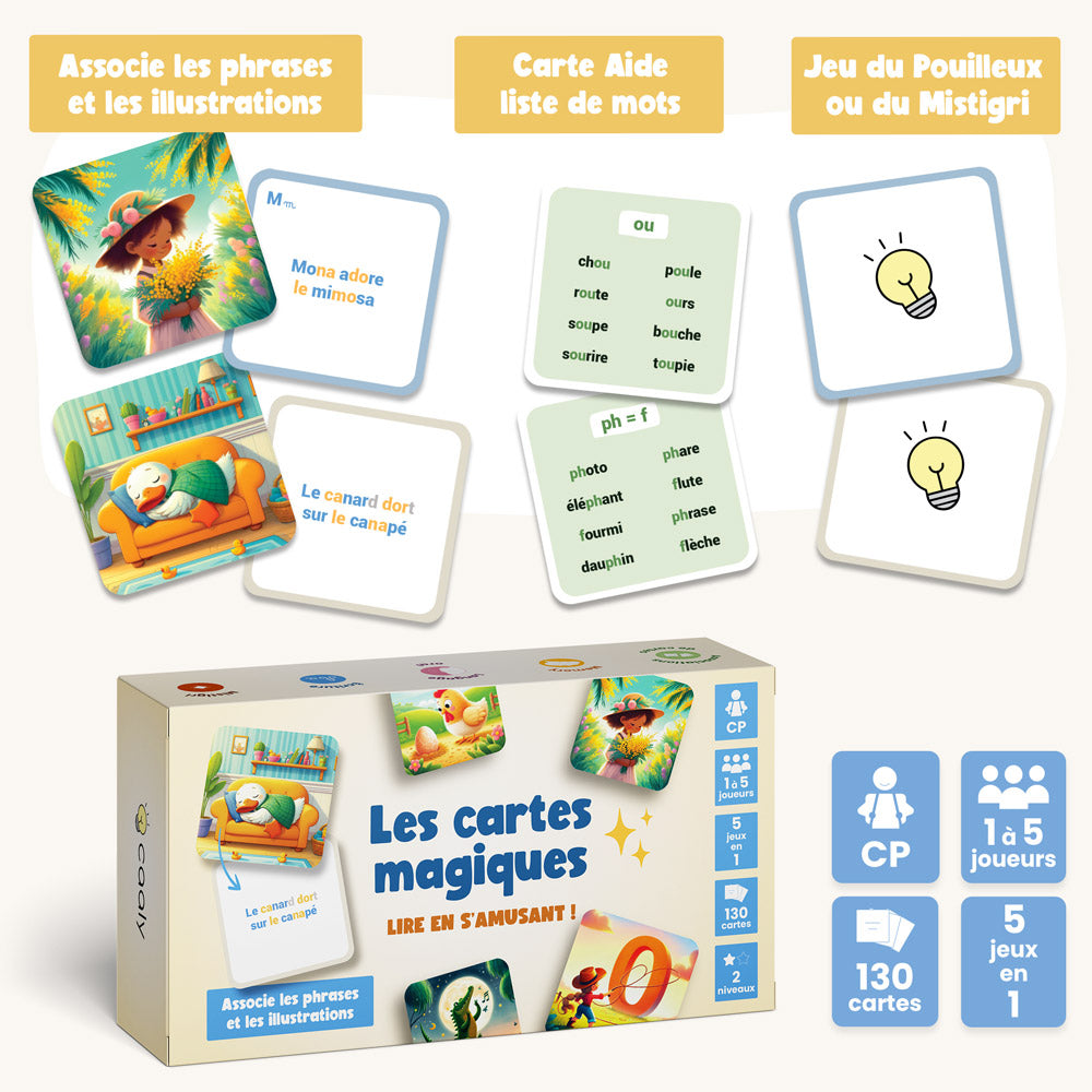 Les Cartes de Lecture de Caaly